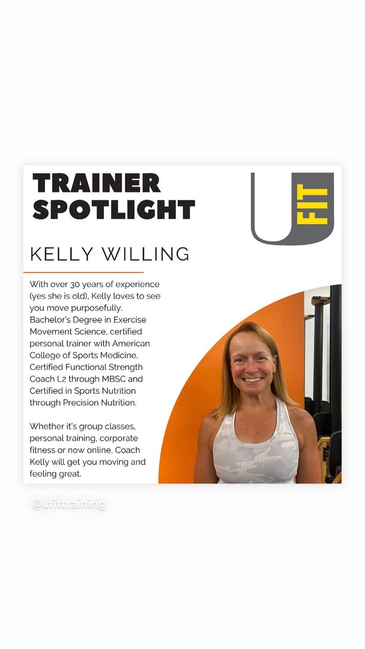 Trainer profile for Kelly Willing, a personal trainer with more than 30 years of experience and an ISSA Certified Longevity Coach
